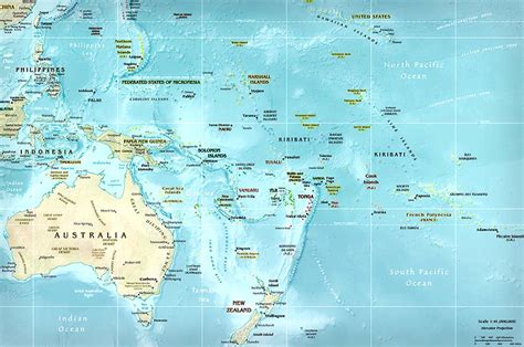 Australia Map / Oceania Map / Map of Australia / Map of Oceania ...