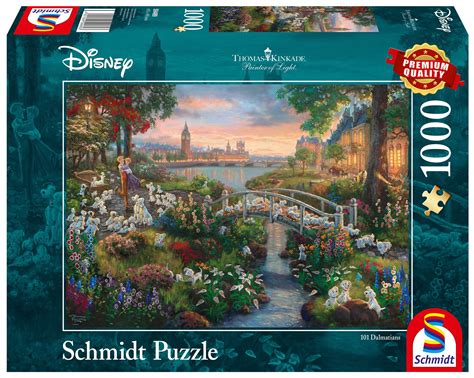 PQ Puzzle 1000 el THOMAS KINKADE 101 dalmatyńczyków Disney sklep