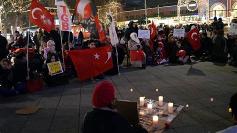 Almanya Da Ter Re Kar Sessiz L K Protestosu Yap Ld Son Dakika