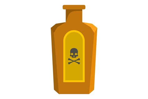 Poison bottle icon, cartoon style By Anatolir56 | TheHungryJPEG