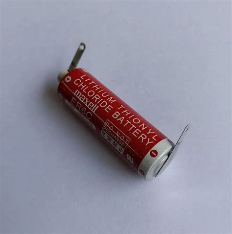 For Plc Er C Maxell Lithium Battery Cell Size Aa Battery Capacity