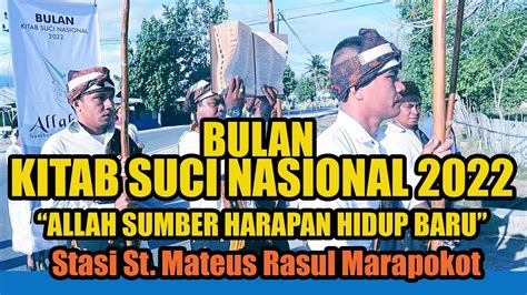 Bulan Kitab Suci Nasional Stasi 2022 Allah Sumber Harapan Baru Stasi