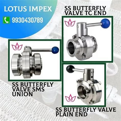 Ss 304 Butterfly Valves With Union At Rs 3500 Stainless Steel Valve