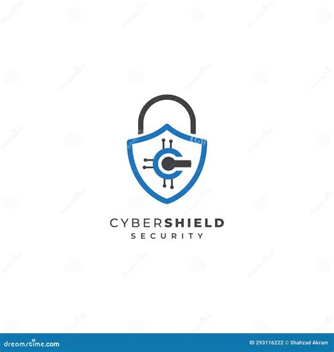 Cyber Security Logo Design Vector Template Online Data Protection Logo