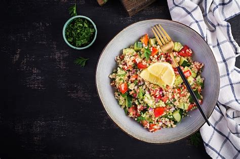 Premium Photo Tabbouleh Salad Traditional Middle Eastern Or Arab