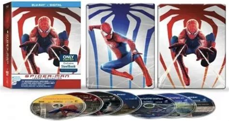 Blu Ray Spiderman Legacy Collection 2002 2014 Steelbook