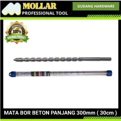 Jual Mollar Mata Bor Beton Tembok Panjang 300mm 30cm Tajam Dan Awet