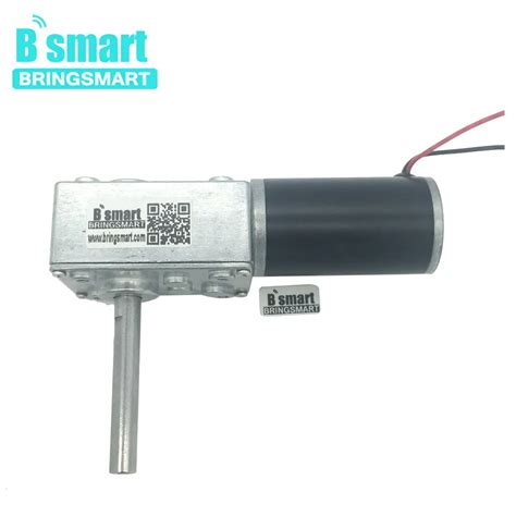 Bringsmart 12 470rpm High Torque 51mm Long Shaft 5840 31zy Self Locking Gearbox Reverse Low