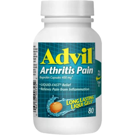 Advil Arthritis Pain Extra Strength Liqui Gels For Relief Of Pain From