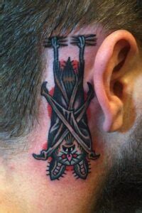 15 Bat Neck Tattoo Ideas For Dark Elegance