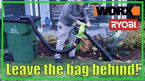 Worx Leaf Collection System Will It Work Ryobi Leaf Vacuum And