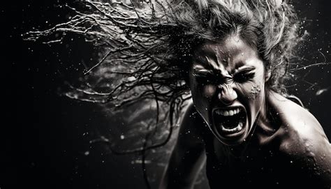 Premium Photo Expressive Faces Portraits Of Intense Emotions In Action