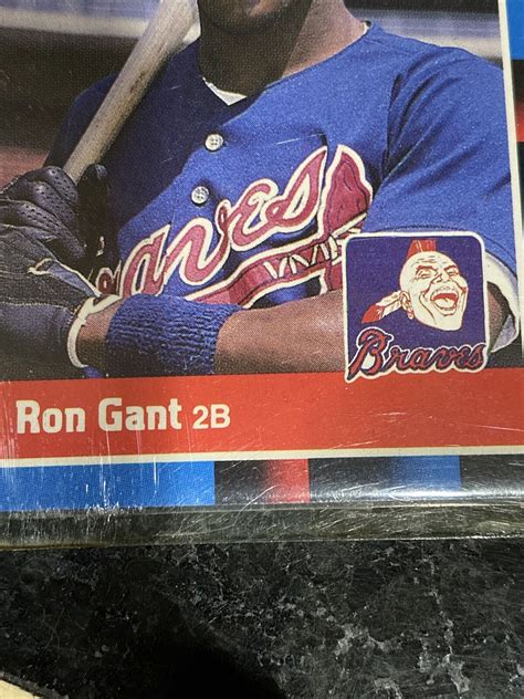 Donruss Ron Gant Atlanta Braves Rookie Rc Card Ebay