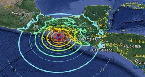 Sismo En Chiapas México Fue Sensible En Cuatro Departamentos De Guatemala El Sol De Mixco