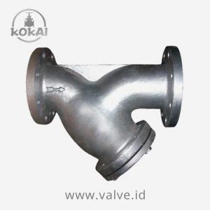 Y Strainer Valve Cast Iron Flanged End Jis Pt Kokai Indo Abadi