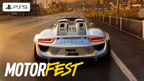 The Crew Motorfest Porsche Spyder Open World Free Roam Ps