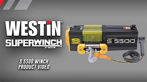 Superwinch S5500 Trailerutility Winch Product Features Youtube