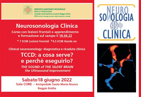 AUSL IRCCS Di Reggio Emilia Corso Di Neurosonologia Clinica 18 Giugno