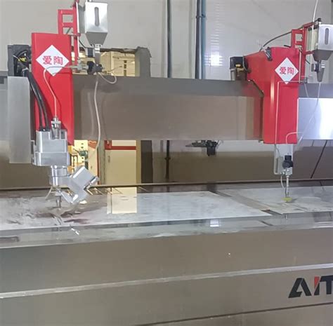 Double Blade Stone Cutting Machine Multi Axis Machining Aitao