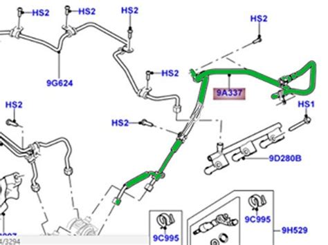 Genuine Land Rover Fuel Lower Pressure Pipe Lr L Sc V Petrol Oem