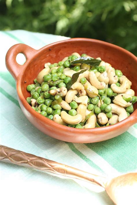 Un peu gay dans les coings Petits pois et noix de cajou à l indienne