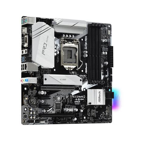 Asrock H470M Pro4 LGA 1200 micro ATX Intel H470 - Emaplaadid - Photopoint