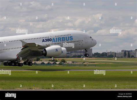 The Airbus A380 The World S Largest Passenger Jet Landing Or Taking