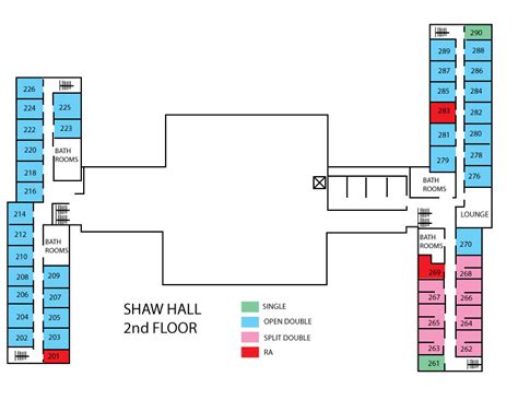 Hall Floor Plan