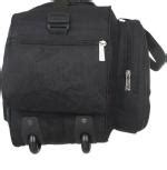 Buy FEDRA Black Polyester Strolley Duffle Bag With Wheels 60 L Online