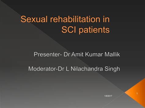 Sexual Rehabilitation In Sci Pts Ppt