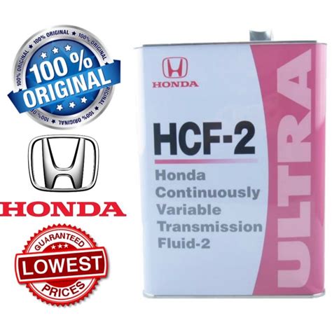 HONDA HCF 2 Ultra Transmission Fluid HCF2 4L 100 Original Lazada