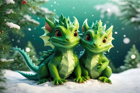 Green Dragons By Pictures For You Thehungryjpeg