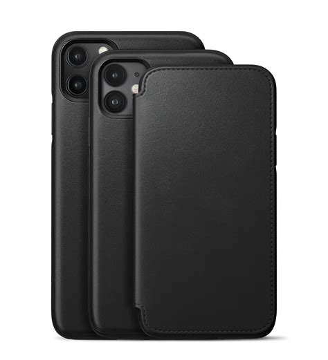 Modern Leather Folio For IPhone 11 Pro Black NOMAD