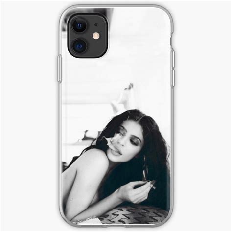 Kylie Jenner Monochrome Chilling Iphone Case And Cover By Ikaare