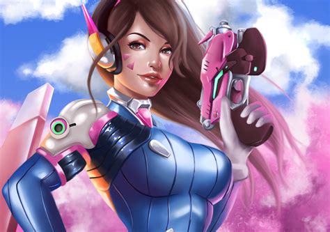 Dva Overwatch Artworks Wallpaperhd Games Wallpapers4k Wallpapers