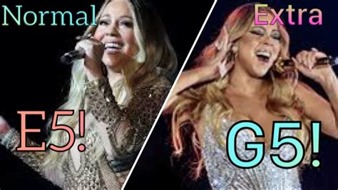 Mariah Carey Normal Vs Extra VOCALS Vocal Showcase YouTube