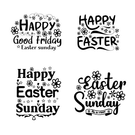 Happy Easter Lettering Typography Design 20495470 Vector Art At Vecteezy