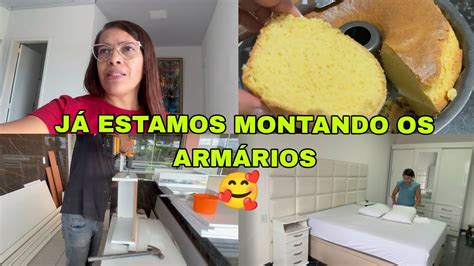 ESTAMOS MONTANDO OS ARMÁRIOS DA COZINHA CONSEGUIU LEVAR PARA ARRUMAR