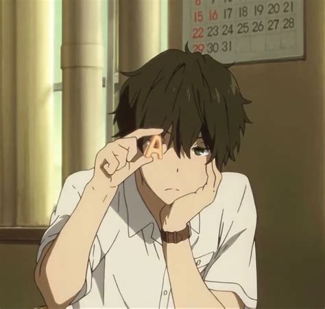 Pin By On Oreki Houtarou Hyouka Anime Cute Anime Coupes