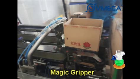 Optimized Solution Magic Gripper For Carton Box Erecting Vmeca Youtube