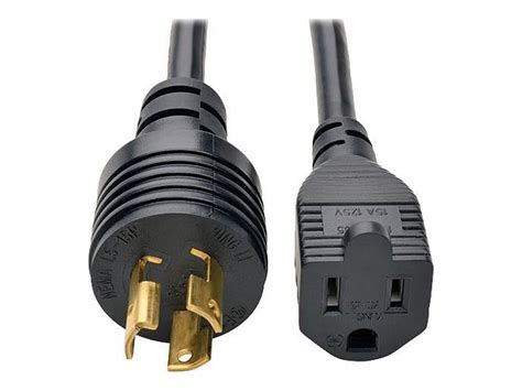 Tripp Lite Model P025 001 1 Foot Heavy Duty Power Adapter Cord 15A