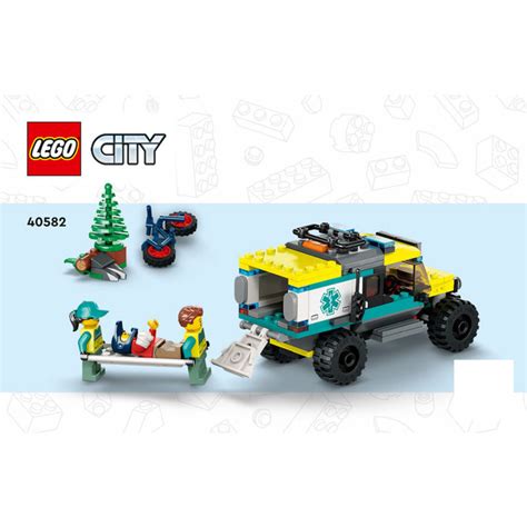 Lego X Off Road Ambulance Rescue Set Instructions Brick Owl