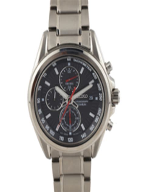 Buy Seiko Sportura Men Chronograph Black Dial Watch Sndc P Watches