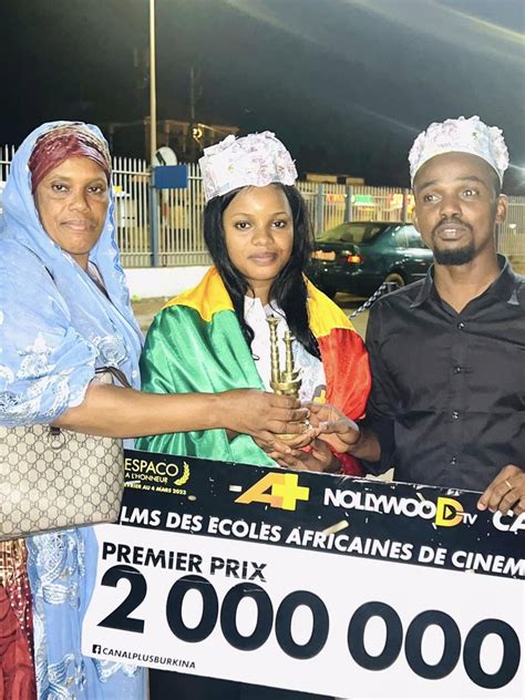 Cinéma récipiendaire d un prix au FESPACO Ramatoulaye Bah accueillie