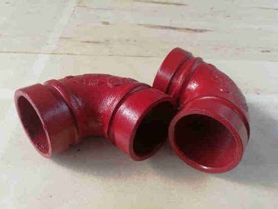 Degree Ductile Iron Grooved Pipe Fitting Of Elbow China Grooved