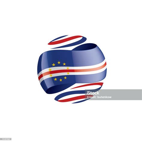 Cape Verde Flag Vector Illustration On A White Background Stock