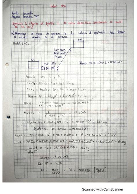 SOLUTION Ejercicios Mec Nica De Fluidos 8 Studypool