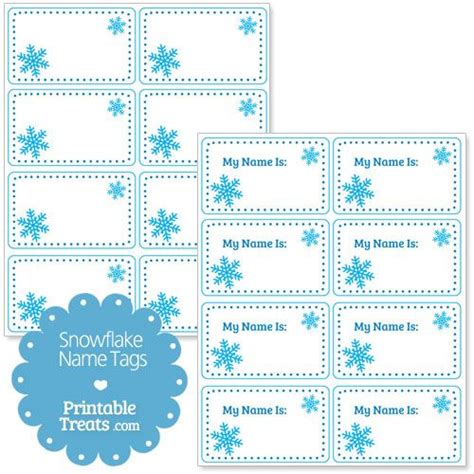 Free Printable Winter Name Tags Printable Word Searches