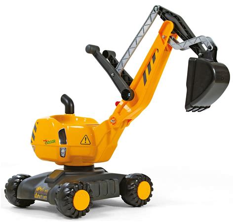 Rolly Toys Mobile 360 Excavator Kids Ride On Yellow Digger Toy Ebay