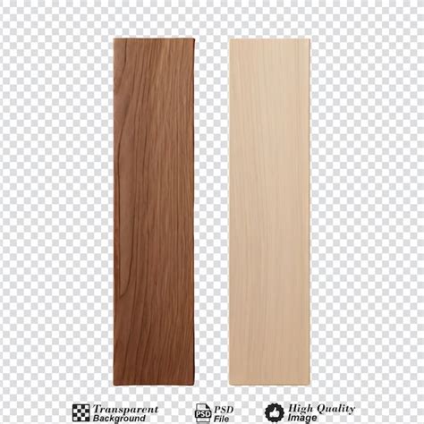 Premium Psd X Wood Boards Isolated On Transparent Background